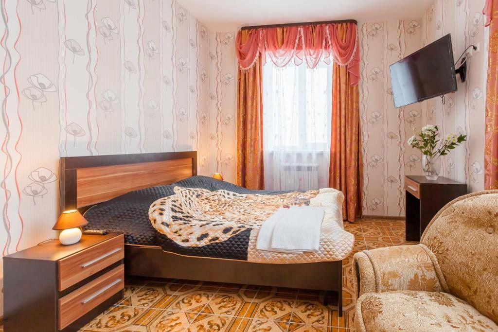 Двухместный (Улучшенный двухместный номер с 1 кроватью) гостиницы Жемчужина, Екатеринбург
