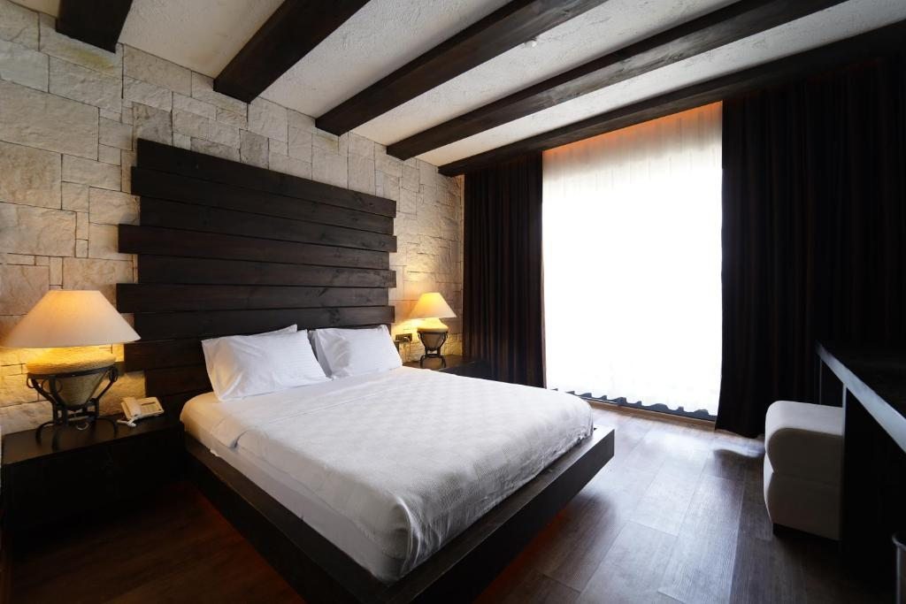Двухместный (Двухместный номер Делюкс с 1 кроватью и видом на море) отеля Manaspark Oludeniz - All Inclusive, Олюдениз