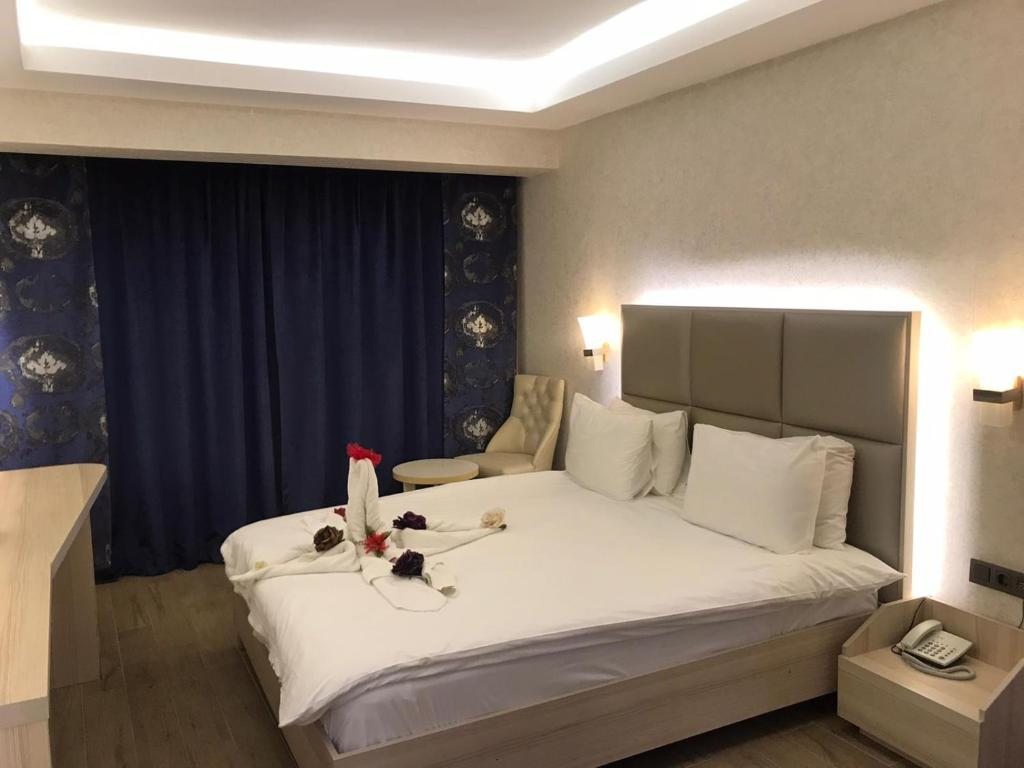 Двухместный (Бюджетный двухместный номер с 1 кроватью) отеля Sertil Deluxe Hotel & Spa - Adult Only, Олюдениз