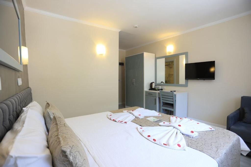 Двухместный (Стандартный двухместный номер с 1 кроватью или 2 отдельными кроватями) отеля Tonoz Beach Hotel, Олюдениз