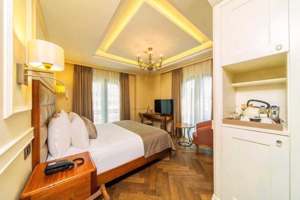 Двухместный (Стандартный двухместный номер с 1 кроватью или 2 отдельными кроватями) отеля Hotel Morione & Spa Center, Стамбул