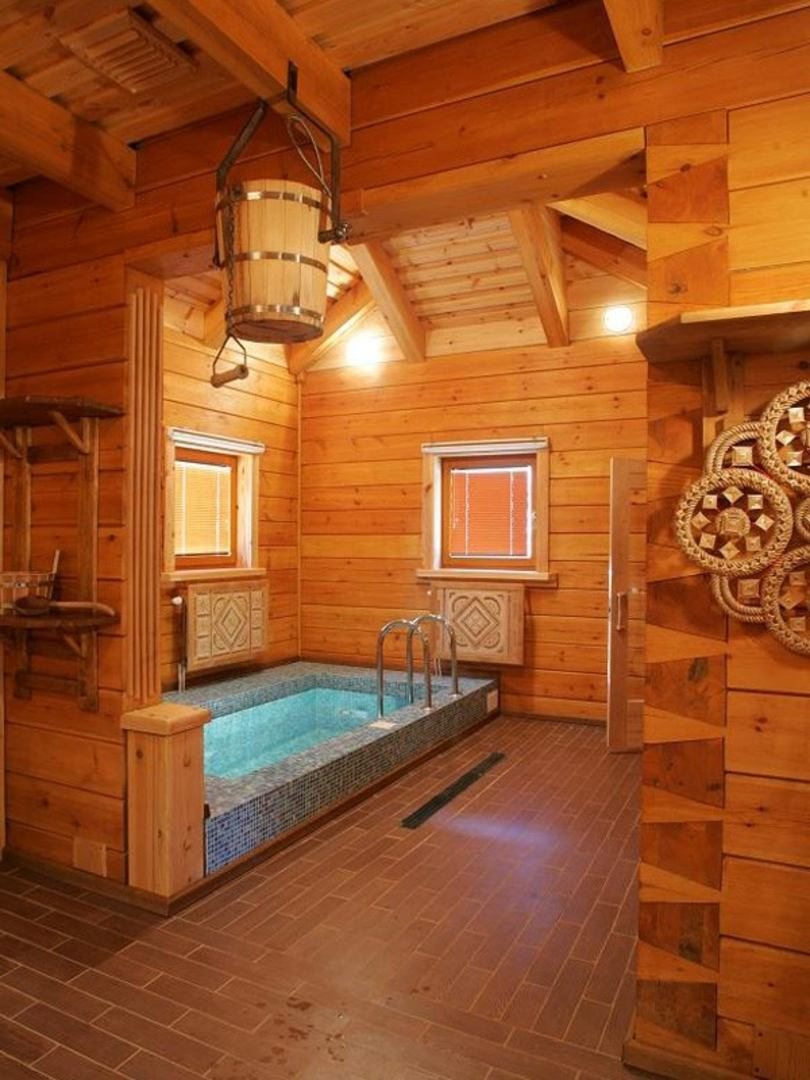 Красивые русские бани. Баня с бассейном. Красивые бани. Красивые бани с бассейном. Деревянная баня с бассейном.