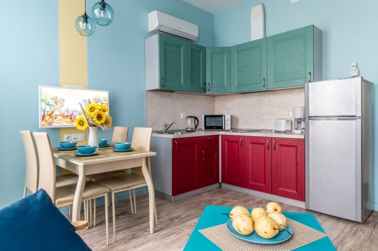 двухкомнатные апартаменты Ван Гог. кухня