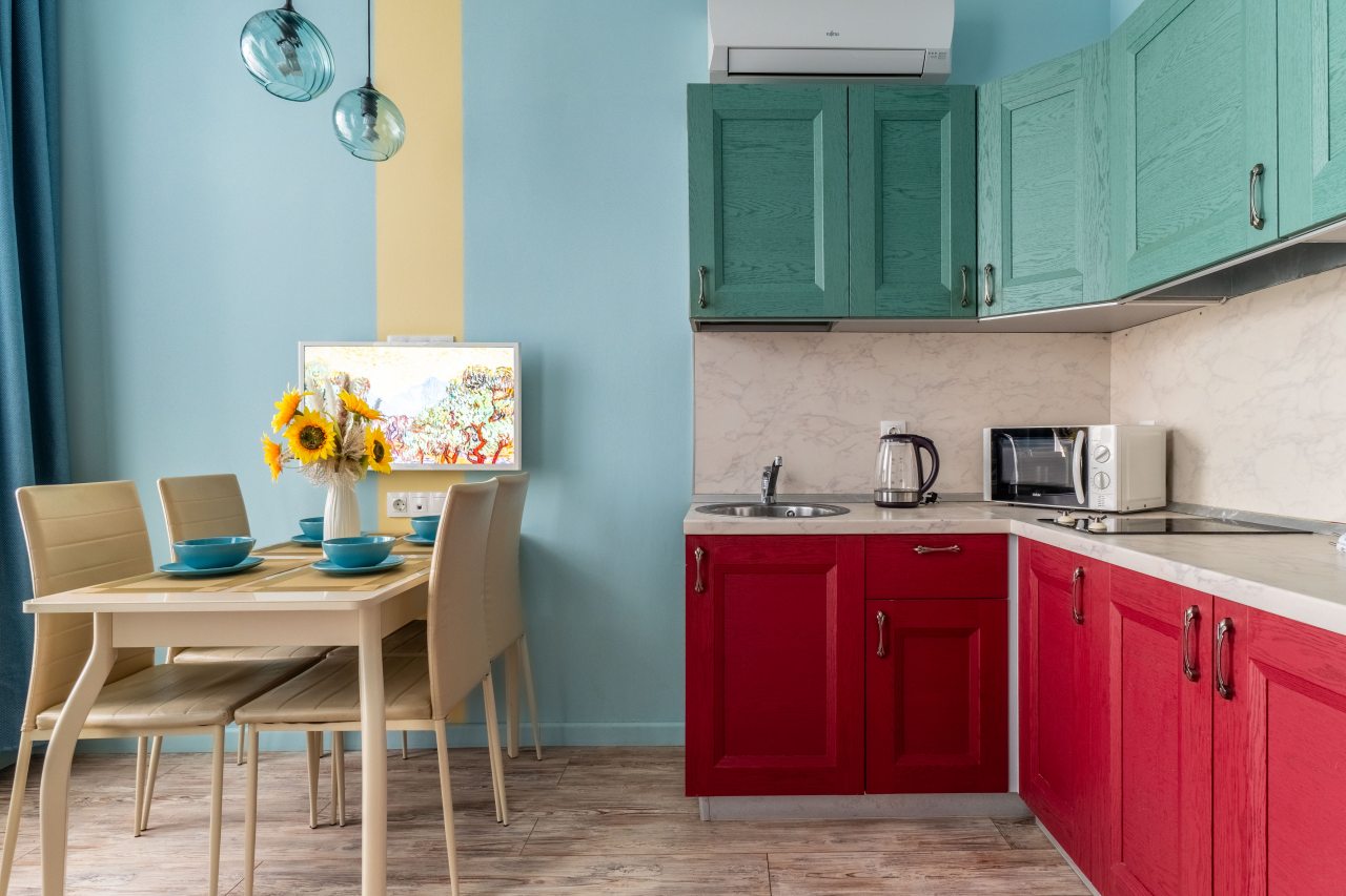 двухкомнатные апартаменты Ван Гог, кухня