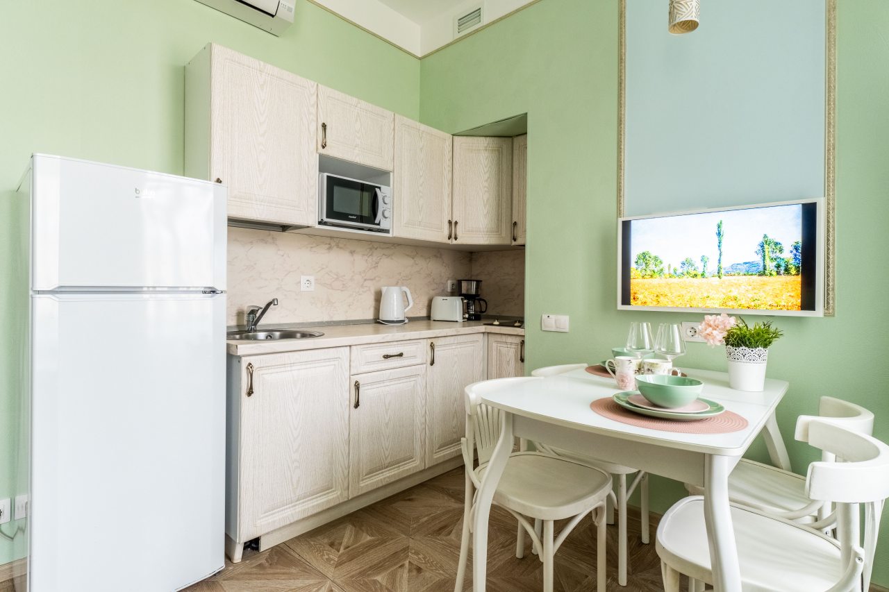 двухкомнатные апартаменты Клод Моне, кухня