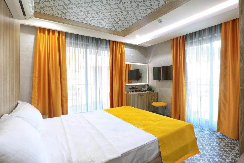 Двухместный (Двухместный номер с 1 кроватью, вид на море) отеля Erdem City Hotel, Каш