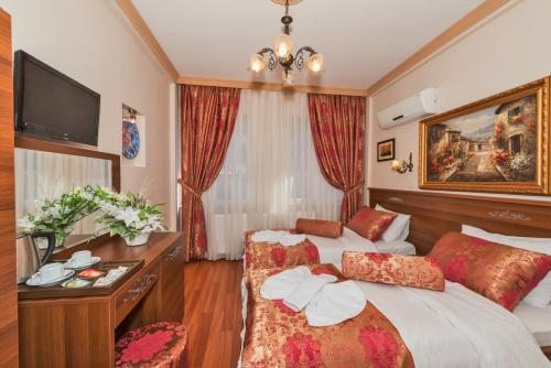 Двухместный (Стандартный двухместный номер с 2 отдельными кроватями) отеля Lamp Hotel, Стамбул