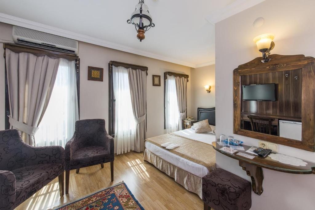 Двухместный (Двухместный номер Делюкс с 1 кроватью и видом на море) гостевого дома Naz Wooden House Inn, Стамбул