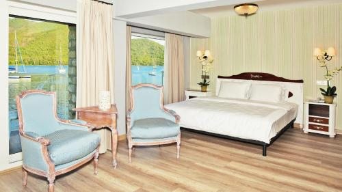 Двухместный (Двухместный номер Делюкс с 1 кроватью и видом на море) отеля Joya Del Mar Hotel, Мармарис