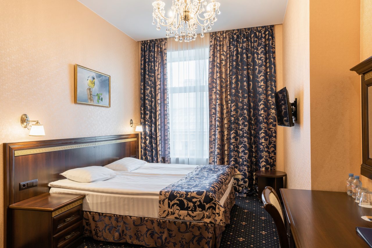 De Luxe (С 1 кроватью или 2 отдельными кроватями) отеля Сапфир, Санкт-Петербург