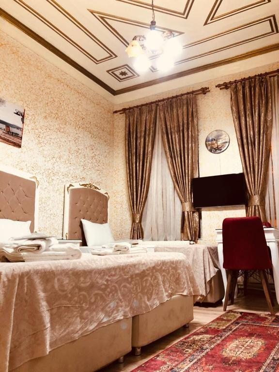 Апартаменты (Двухместный номер Делюкс с 1 кроватью и кухней — Первый этаж) апарт-отеля Alhambra Residence, Стамбул