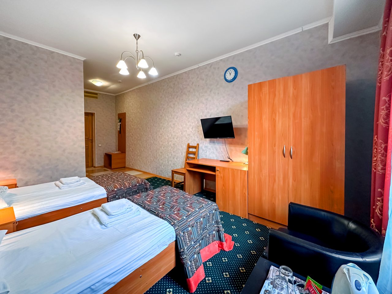 Двухместный (Комфорт с двумя раздельными кроватями) гостиницы Дом ученых Подольск