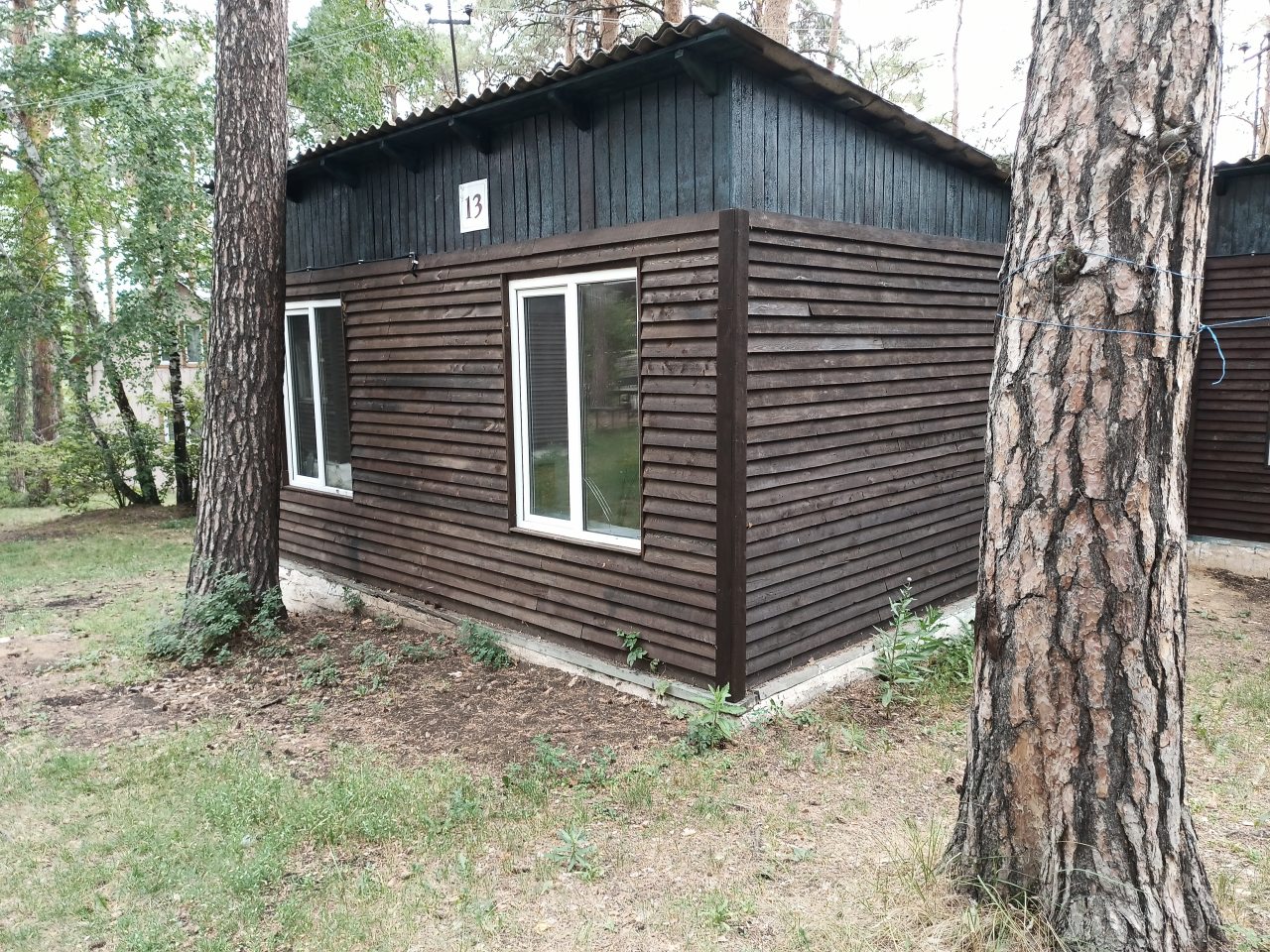 Мини-дом (Летний домик 2х местный) базы отдыха Теремок, Южноуральск