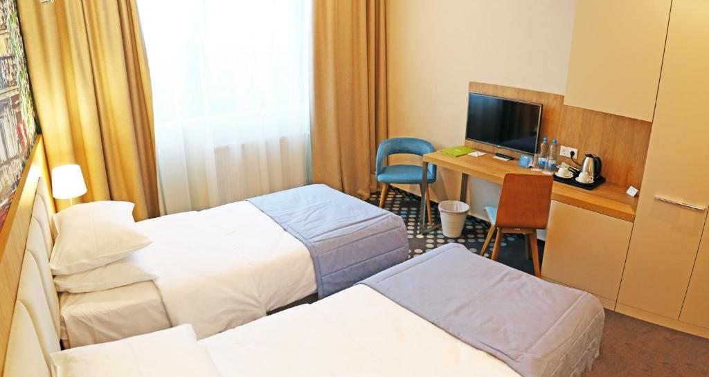 Двухместный (Стандартный двухместный номер с 2 отдельными кроватями) отеля Европа, Калининград