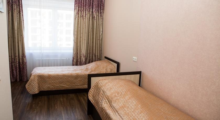 Апартаменты (С двумя отдельными кроватями и балконом) гостиницы Гавань Иркутск