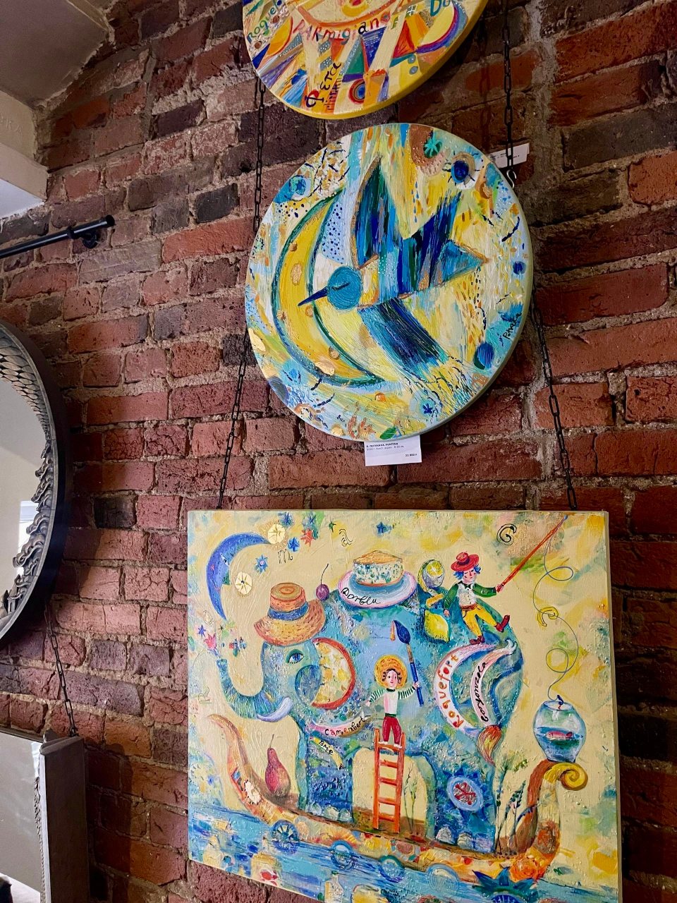 Художницы Ольга Гулевич, Елена Обвинцева, Елена Потякина