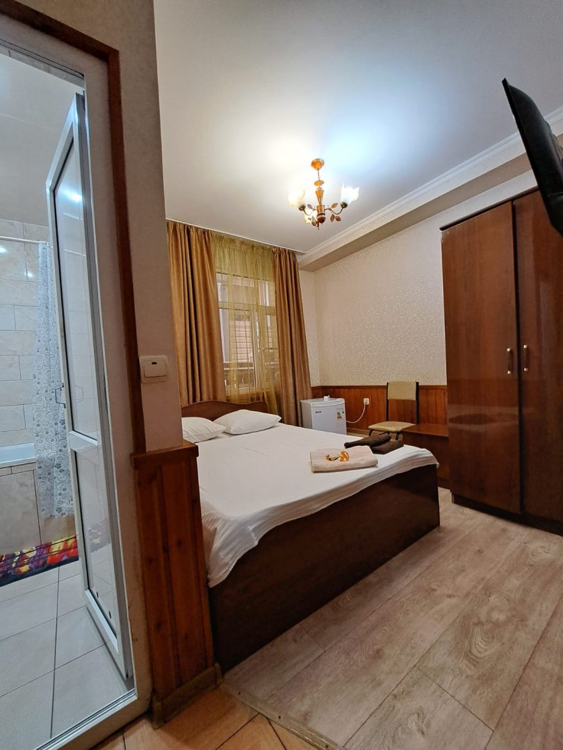 Двухместный (Двухместный стандарт с двуспальной кроватью) гостевого дома Павлин на Демократической, Адлер