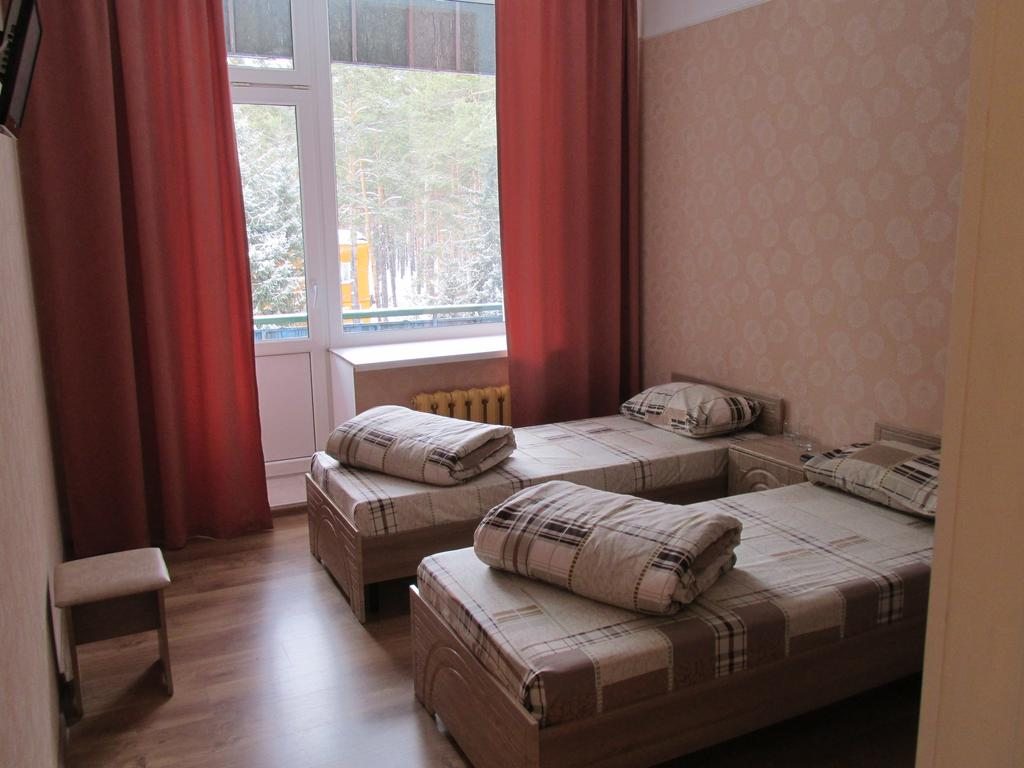 Двухместный (Улучшенный двухместный номер с 1 кроватью или 2 отдельными кроватями) парк-отеля Лесные дали, Барнаул