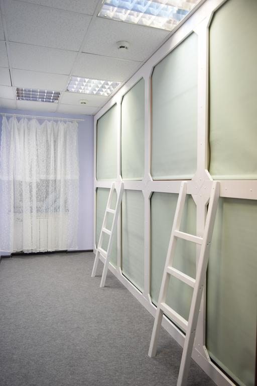Капсула (Двуспальная, В общей комнате) капсульного хостела Арбат 25, Москва