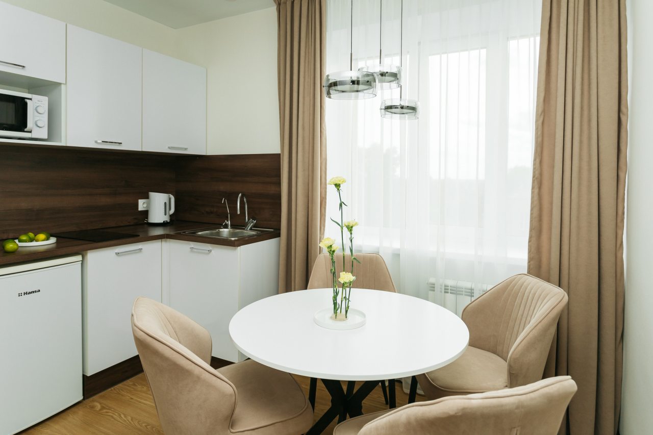 Апартаменты (Семейные трехместные 30 кв.м), Первый Апарт-отель