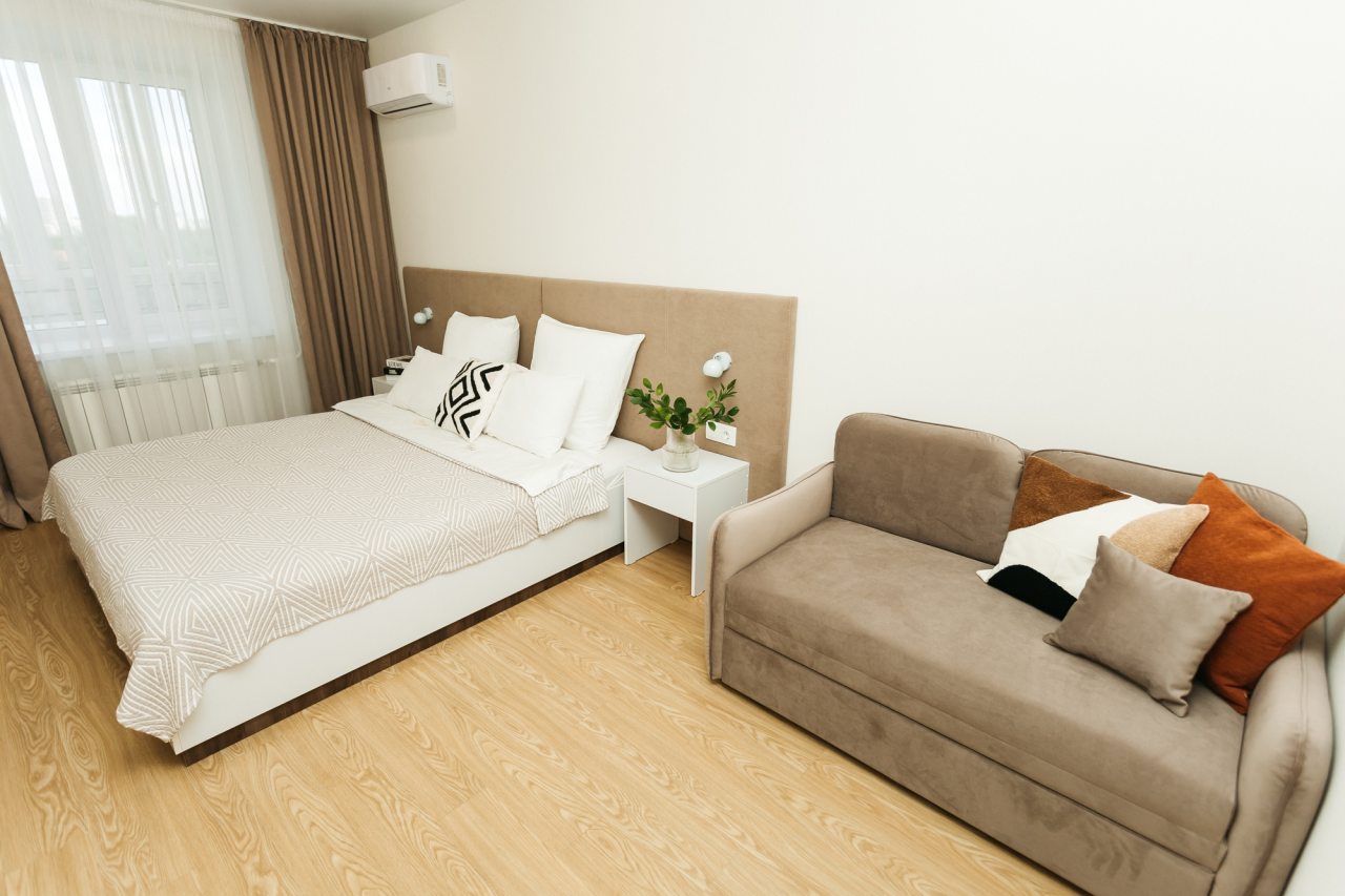 Апартаменты (Семейные трехместные 30 кв.м), Первый Апарт-отель