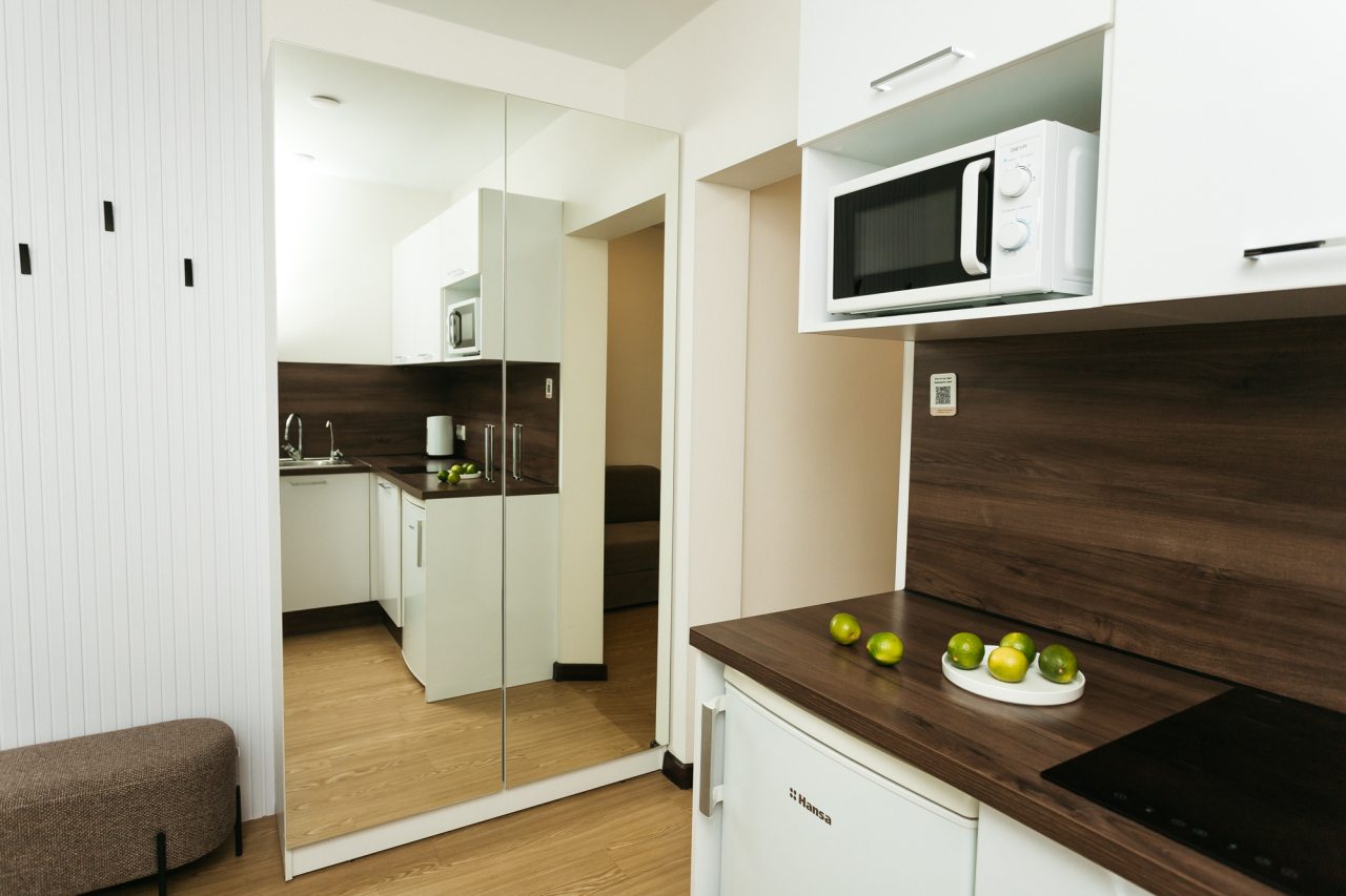 Апартаменты (Семейные трехместные 30 кв.м), Первый Апарт-отель