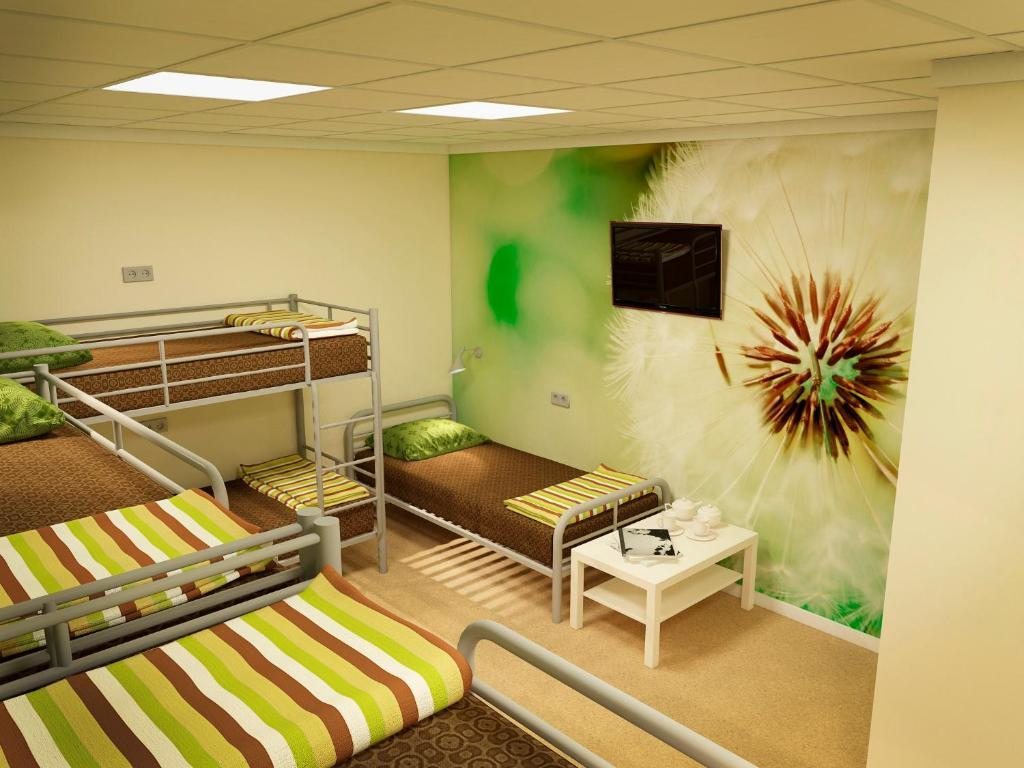 Шестиместный (Кровать в общем 6-местном номере) хостела 116, Нижнекамск