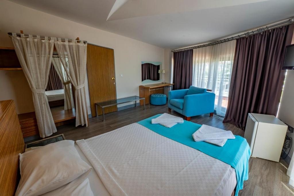 Двухместный (Стандартный двухместный номер с 1 кроватью или 2 отдельными кроватями) отеля Novia Gelidonya, Кемер