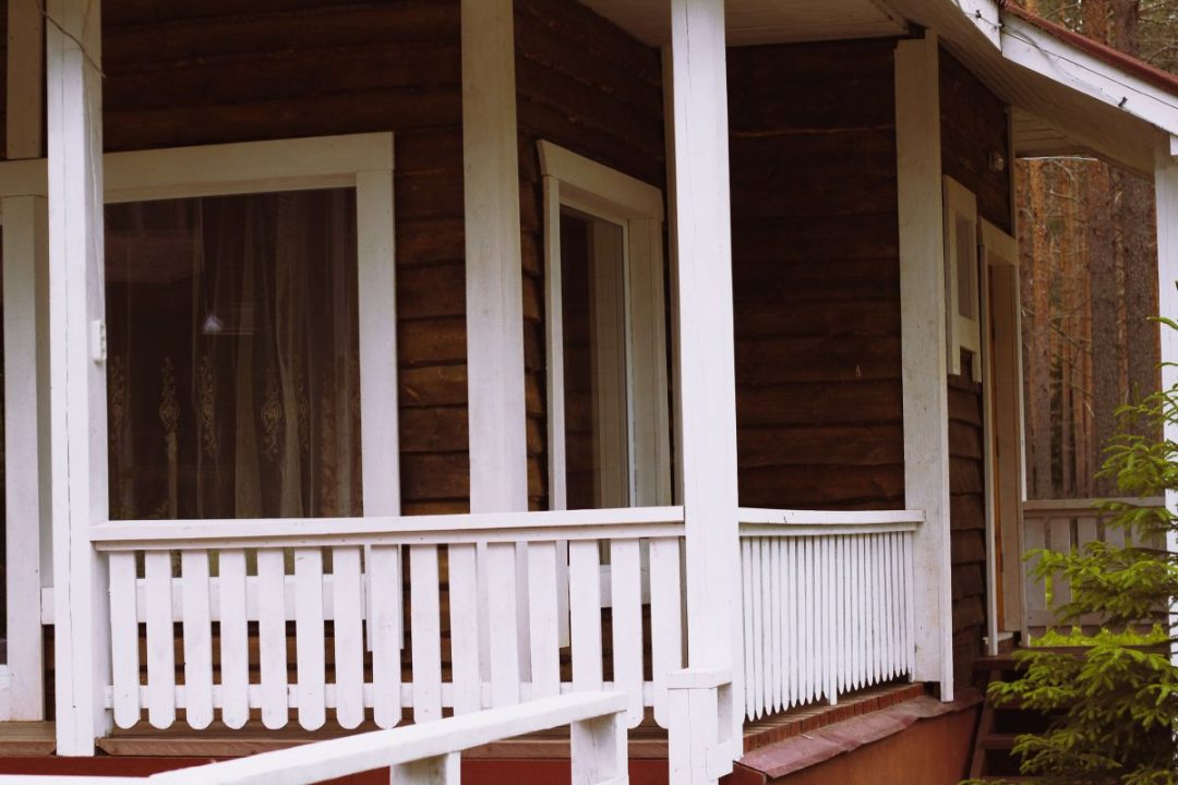 Коттедж (Гостевой дом с панорамными окнами и открытой террасой) базы отдыха Сямозеро