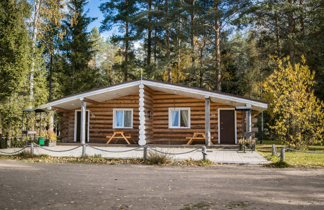 Дуплекс, каждая половина которого рассчитана на 3х гостей.