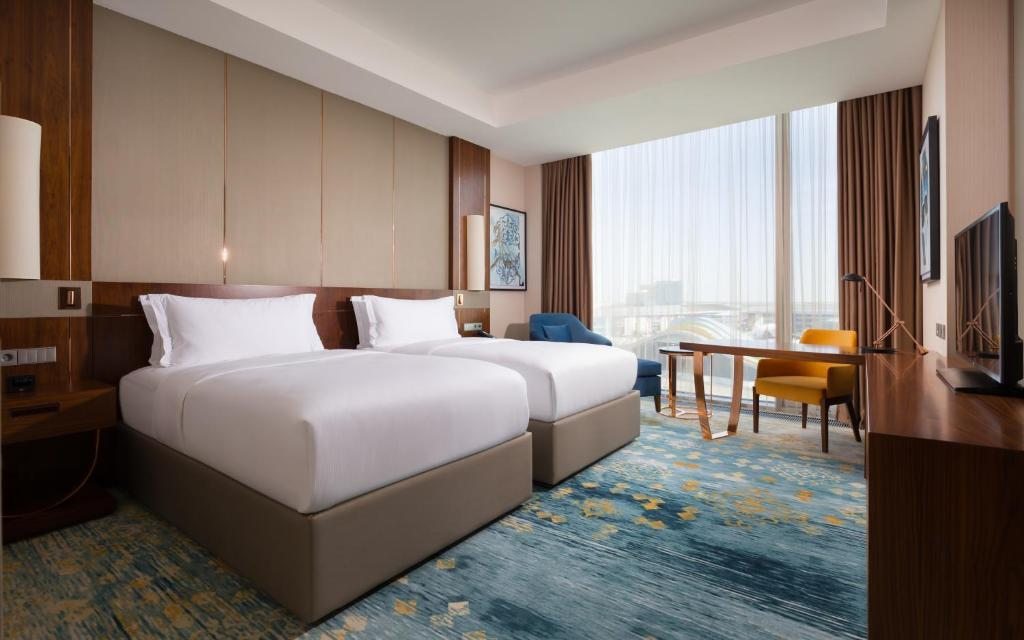 Двухместный (Двухместный номер с 2 отдельными кроватями) отеля Hilton Astana, Астана