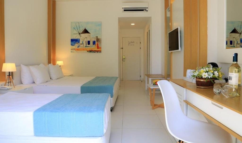 Двухместный (Улучшенный двухместный номер с 1 кроватью) курортного отеля Vera Miramar Resort Ultra All Inclusive, Бодрум