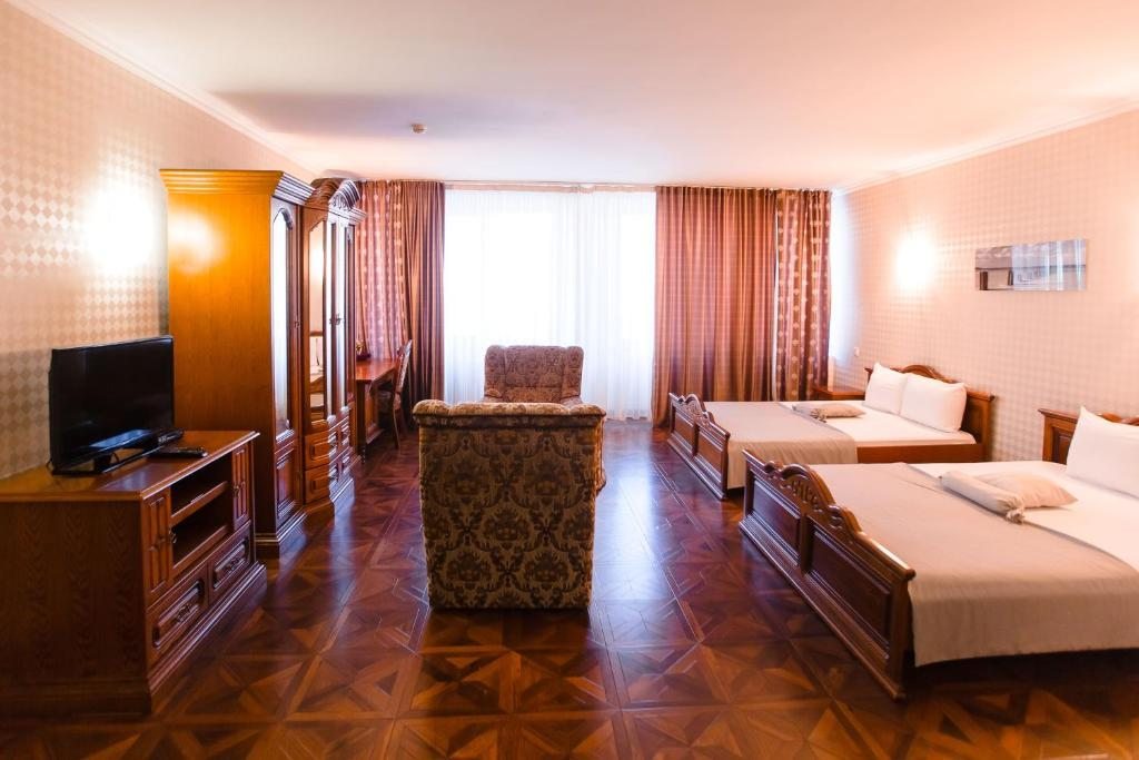 Двухместный (Двухместный номер Делюкс с 2 отдельными кроватями) отеля Сункар на Сембинова, Астана