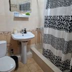 Трехместный номер стандарт. Душ и туалет в номере