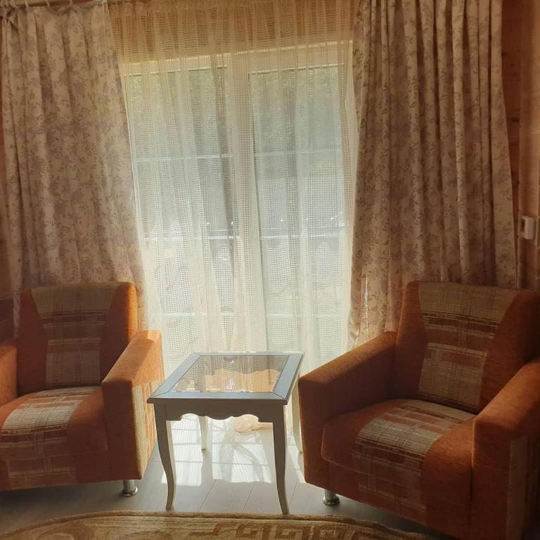 Двухместный (Двухместный номер с 2 отдельными кроватями и видом на озеро) загородного отеля Степенево, Нарочь