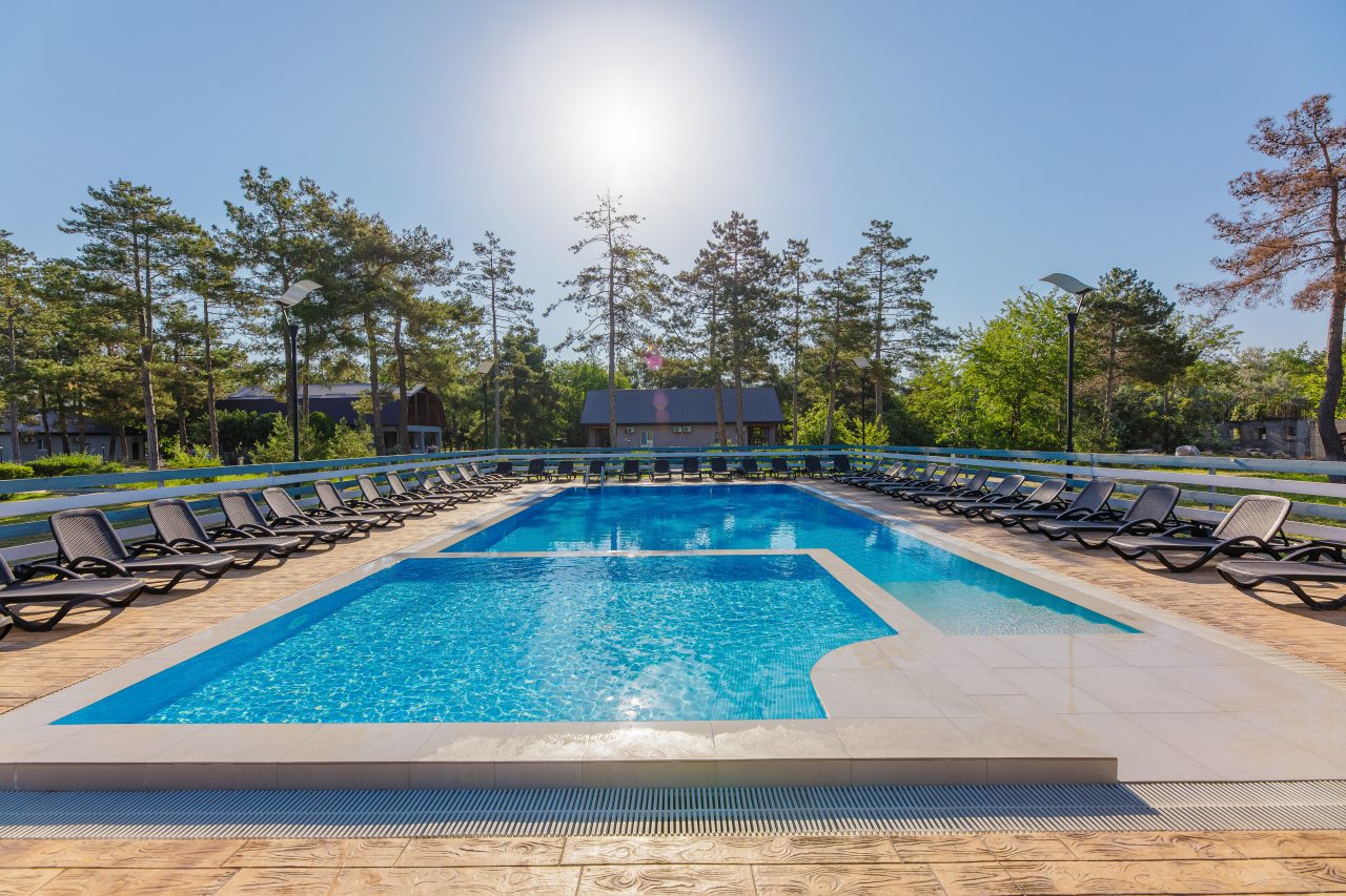 Двухместный (С 1 кроватью и террасой), Отель Пляжный поселок