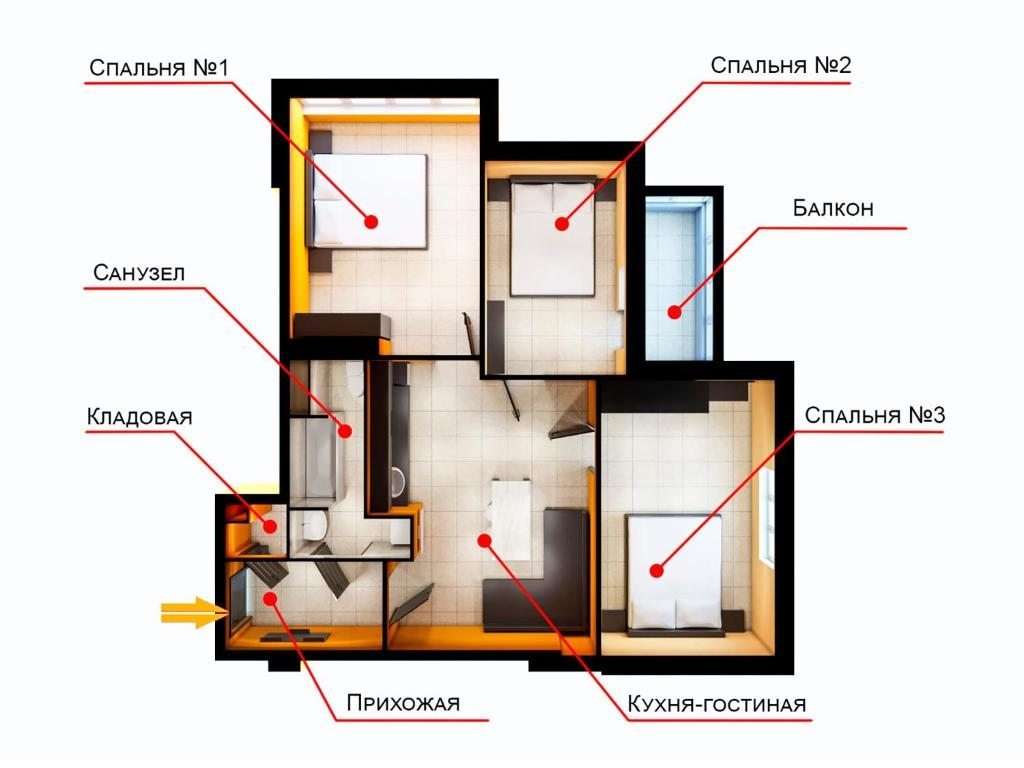 Апартаменты (Апартаменты с 3 спальнями) апартамента Hvalana, Гомель (Гомельская область), Гомельская область