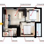 Апартаменты (Апартаменты с 2 спальнями), Апартаменты Hvalana