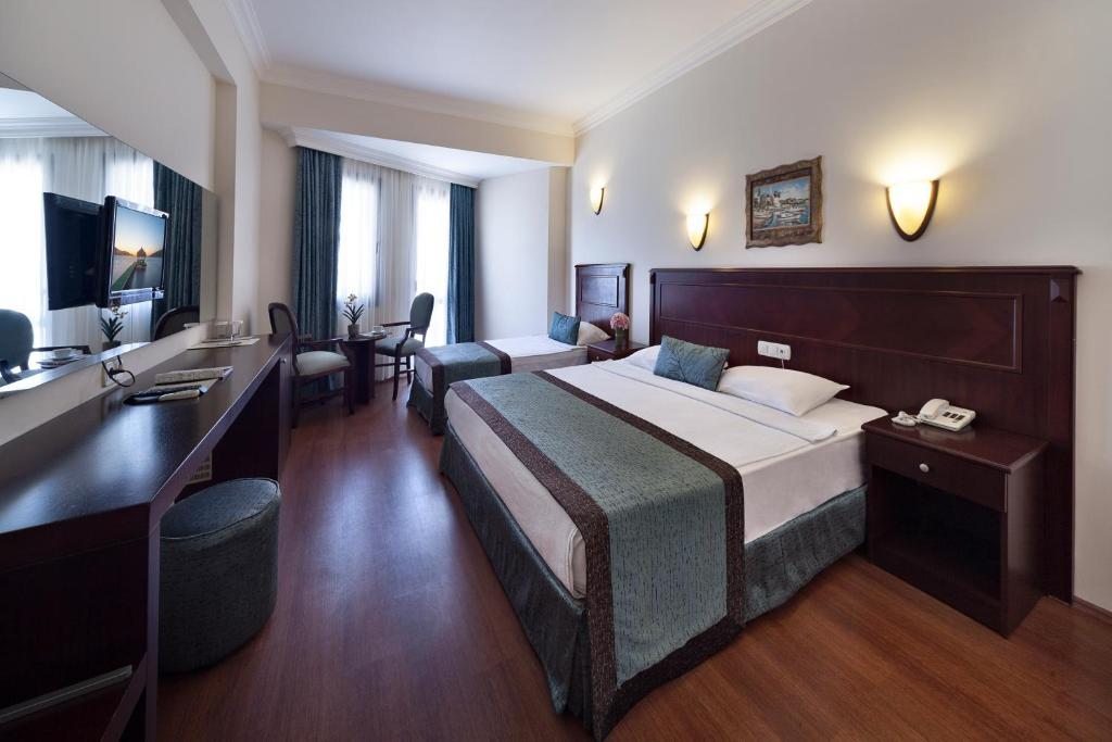 Двухместный (Стандартный двухместный номер с 1 кроватью или 2 отдельными кроватями) отеля Golden Age Bodrum, Ялыкавак