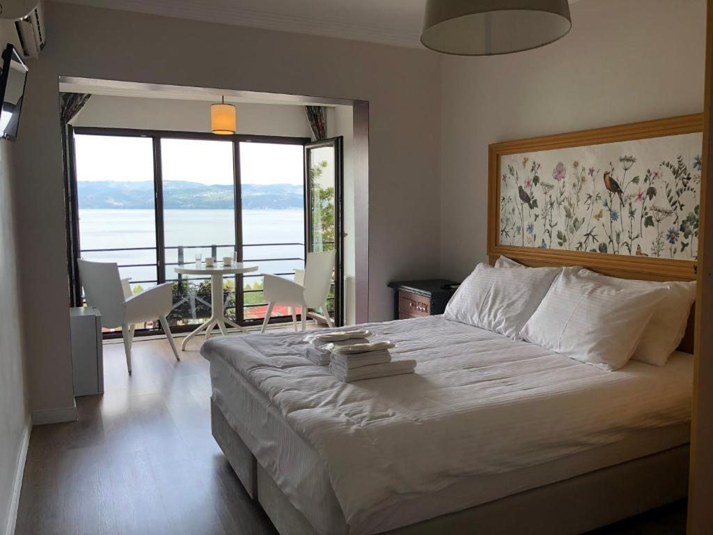 Двухместный (Стандартный двухместный номер с 1 кроватью, вид на озеро) отеля Sapanca Villa Suite, Сапанджа
