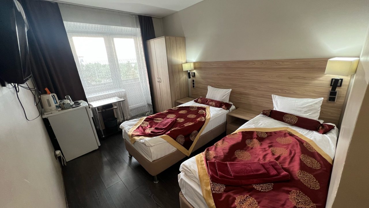 Двухместный (Стандартный двухместный номер с 2 отдельными кроватями) гостиницы Буян Бадыргы, Кызыл