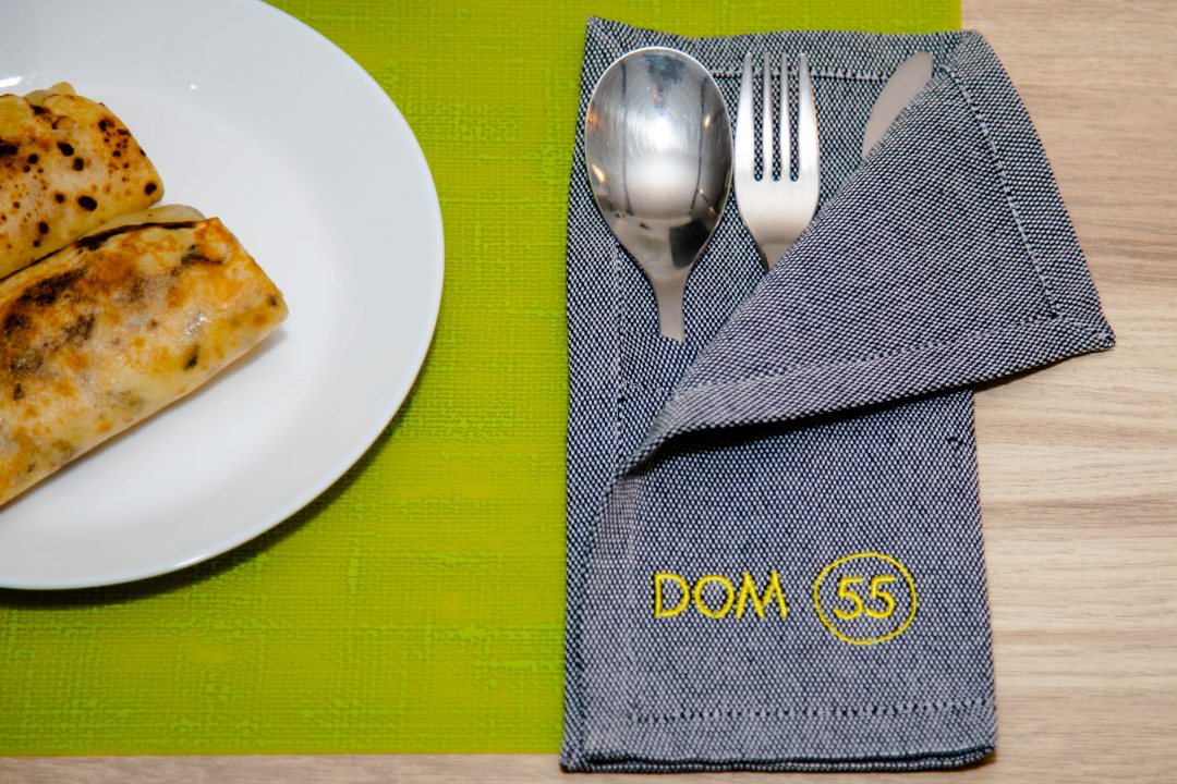 Оплата завтрака при заселении, Гостиница Dom 55