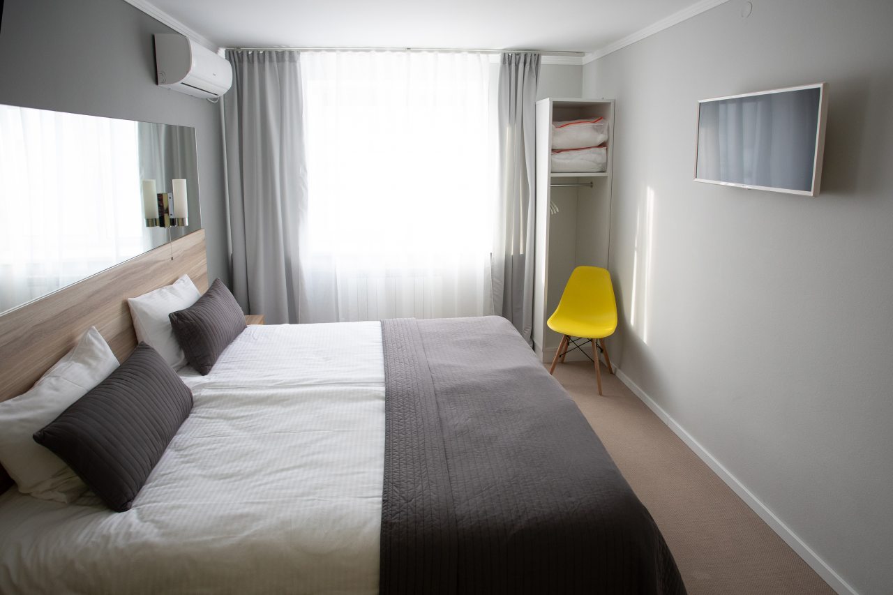 Трехместный (Комната 18 м2), Апартаменты Dom 55