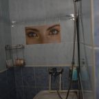 санузел студии на первом этаже.