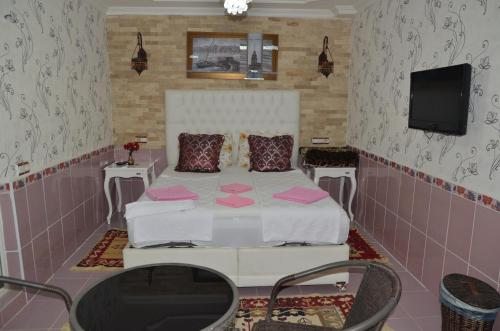 Двухместный (Стандартный двухместный номер с 1 кроватью - Для некурящих) гостевого дома Sinter Terasse House Hotel, Памуккале