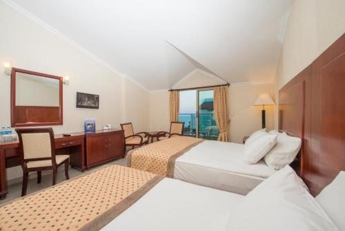 Двухместный (Стандартный двухместный номер с 1 кроватью и видом на море) отеля Grand Ring, Бельдиби