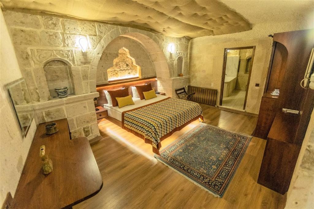 Двухместный (Номер с кроватью размера «king-size») отеля Aşk-ı Derun Hotel, Учхисар