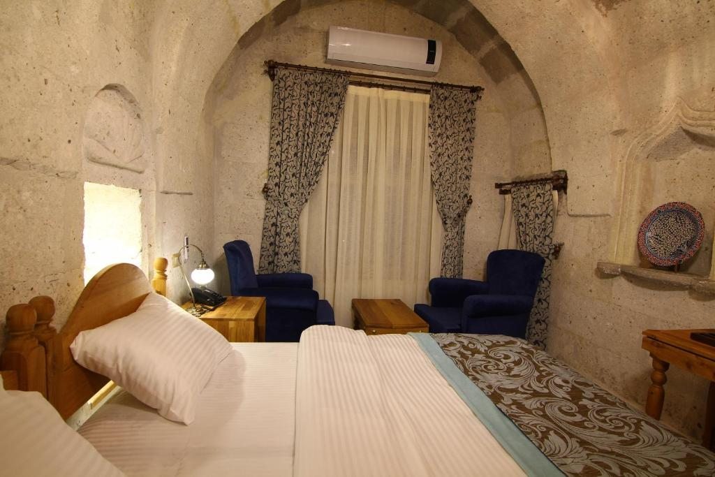 Двухместный (Стандартный двухместный номер «Каменный» с 1 кроватью) отеля Caldera Hotel, Учхисар