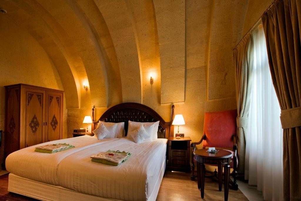 Двухместный (Улучшенный двухместный номер с 1 кроватью) курортного отеля Cappadocia Cave (CCR), Учхисар