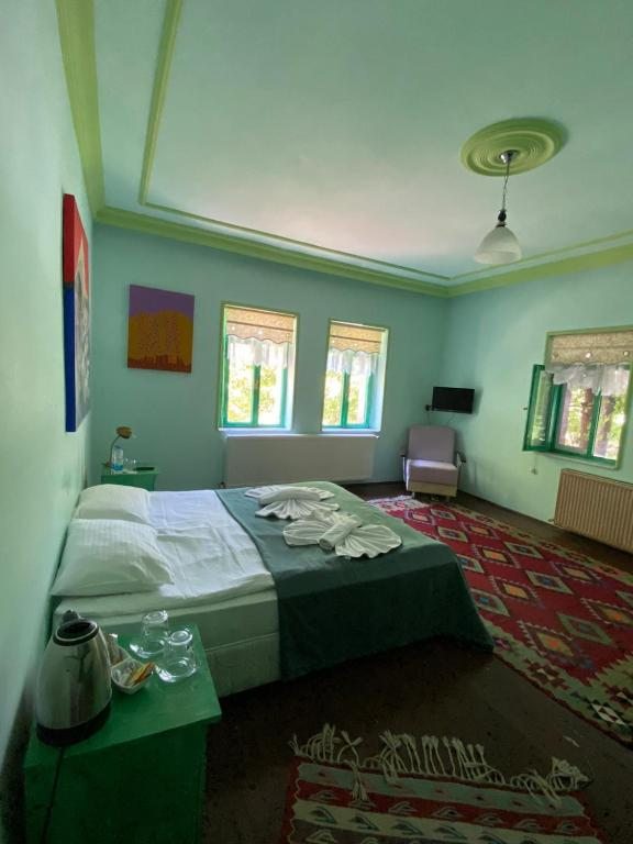 Двухместный (Стандартный двухместный номер с 1 кроватью или 2 отдельными кроватями) гостевого дома Karlık Stone House, Учхисар
